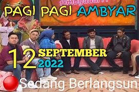 Pagi Pagi Ambyar Hari Ini Live